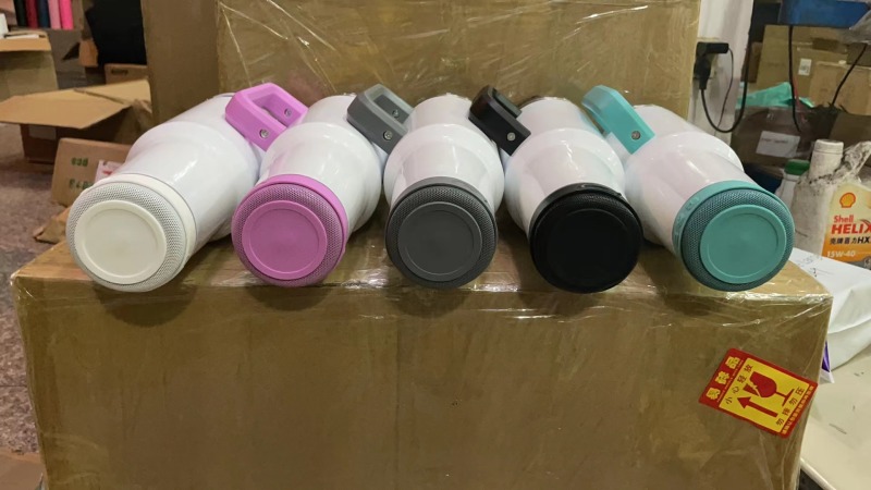 NEW China RTS 40oz Speaker Mug Bluetooth Tumbler Free Shipping (20PCS/40PCS)