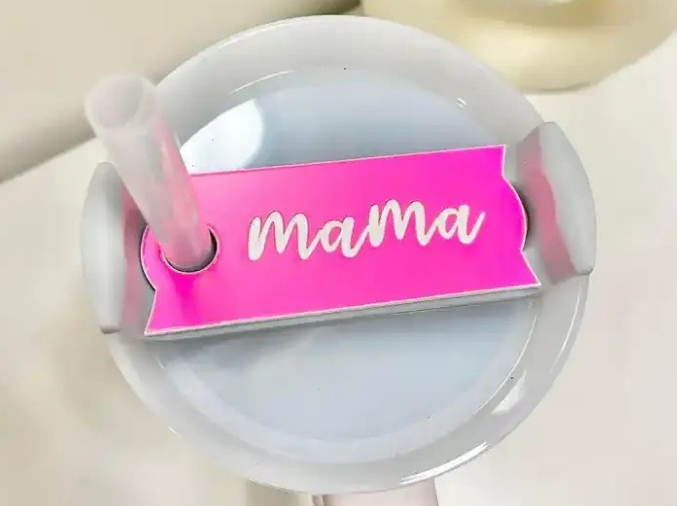 NEW RTS Sublimation Blank 40oz Name Plate Acrylic Free Shipping (25PCS)