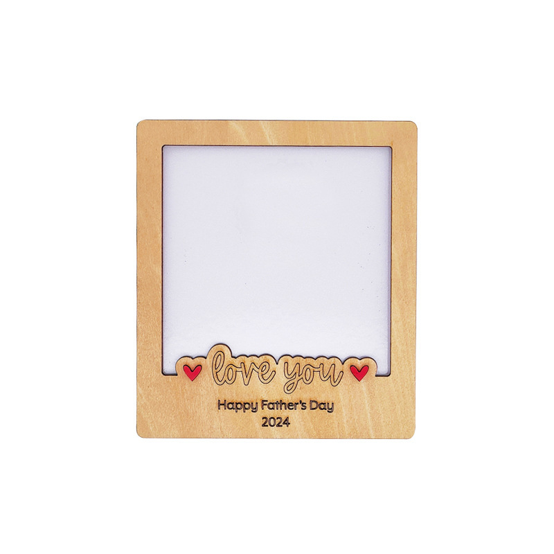 NEW RTS Sublimation Magnetic MDF Photo Frame Blank Gift for Father's Day Free Shipping (25pcs/50pcs)