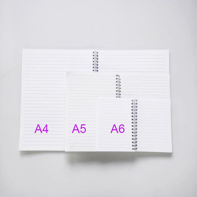 RTS A6 Sublimation White Notebook Journal 5.5''*4'' Free Shipping (25pcs/50pcs)