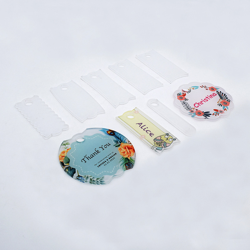 NEW RTS Sublimation Blank 40oz Name Plate Acrylic Free Shipping (25PCS)