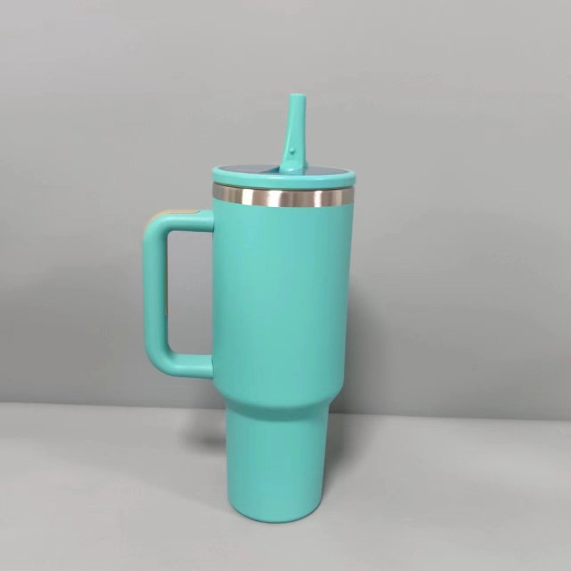 China RTS 40oz Flip Sip Lid Powder Coated Tumblers Travel Mugs Free Shipping (20PCS/40PCS/50PCS)
