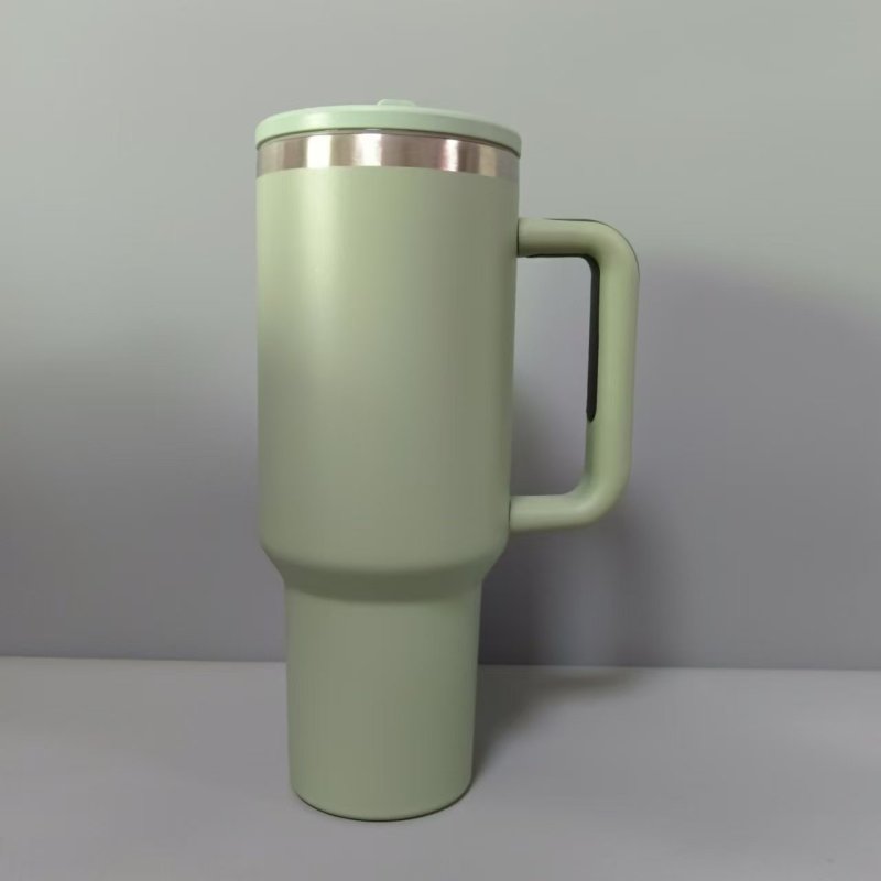 China RTS 40oz Leak-prrof Lid Powder Coated Tumblers Travel Mugs Free Shipping (20PCS/40PCS/50PCS)