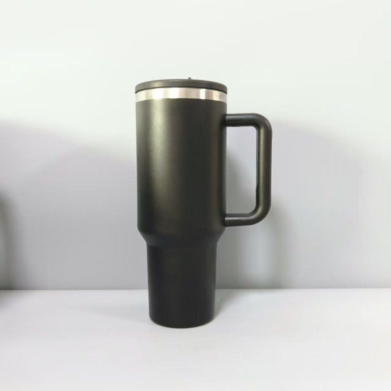 China RTS 40oz Flip Sip Lid Powder Coated Tumblers Travel Mugs Free Shipping (20PCS/40PCS/50PCS)