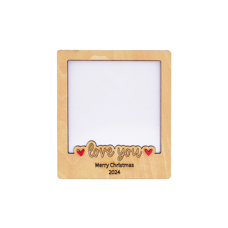 NEW RTS Sublimation Magnetic MDF Photo Frame Blank Gift for Father's Day Free Shipping (25pcs/50pcs)