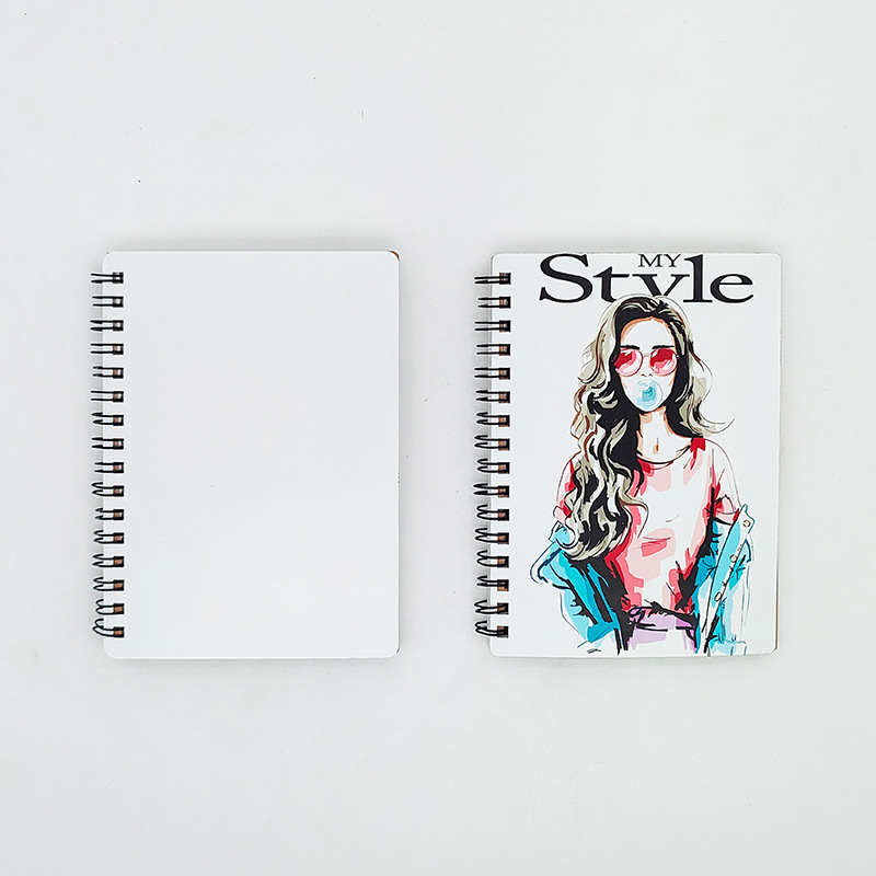 RTS A6 Sublimation White Notebook Journal 5.5''*4'' Free Shipping (25pcs/50pcs)