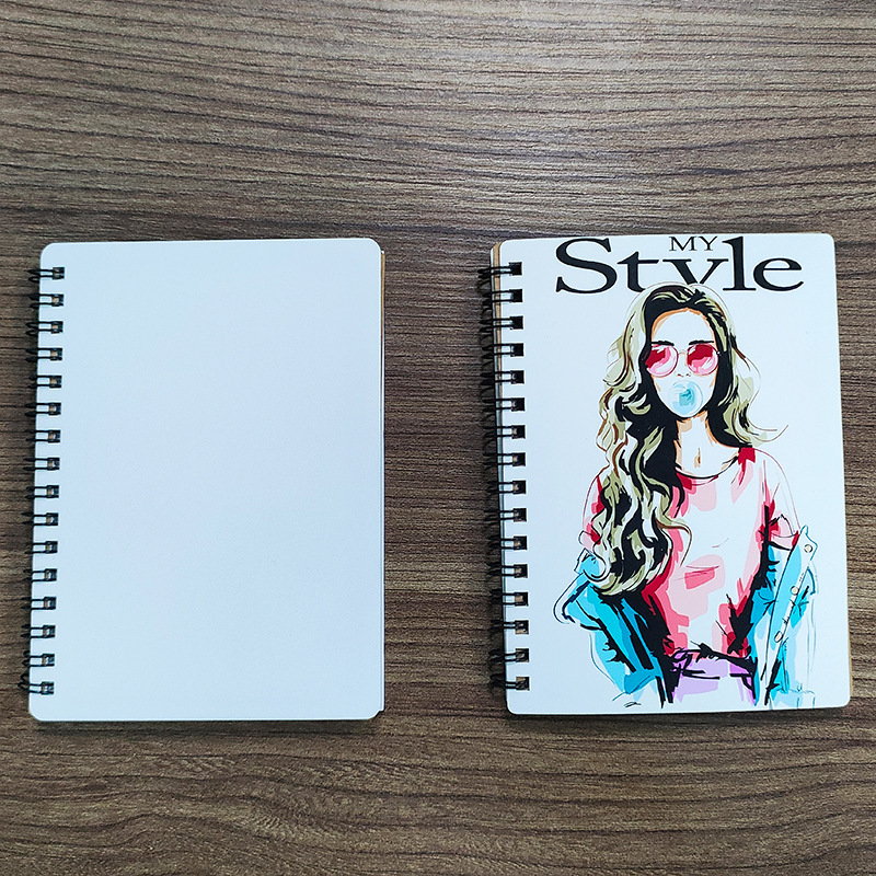 RTS A6 Sublimation White Notebook Journal 5.5''*4'' Free Shipping (25pcs/50pcs)