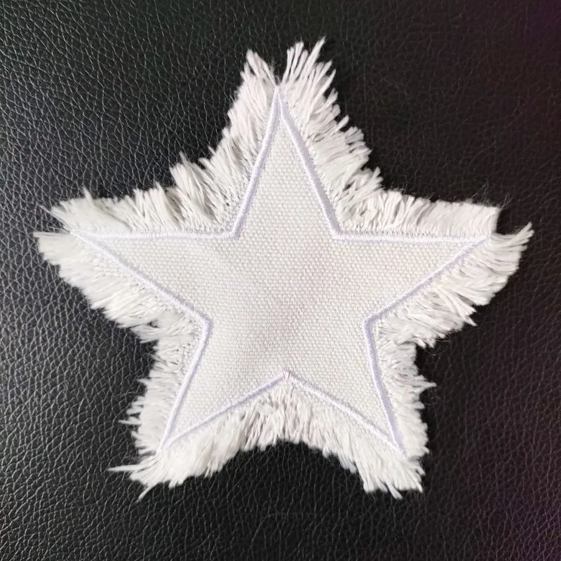 RTS Patch blank Embroidery  for Cloth/Hat（100pcs/200pcs）