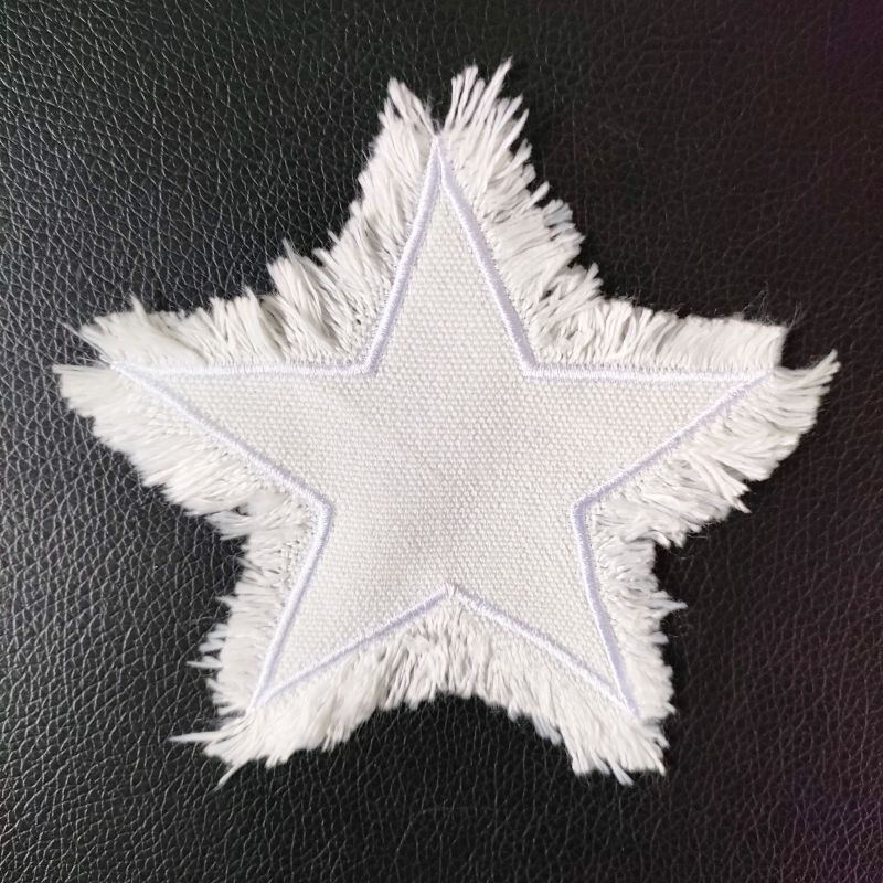 RTS Patch blank Embroidery  for Cloth/Hat（100pcs/200pcs）