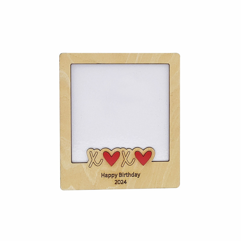 NEW RTS Sublimation Magnetic MDF Photo Frame Blank Gift for Father's Day Free Shipping (25pcs/50pcs)
