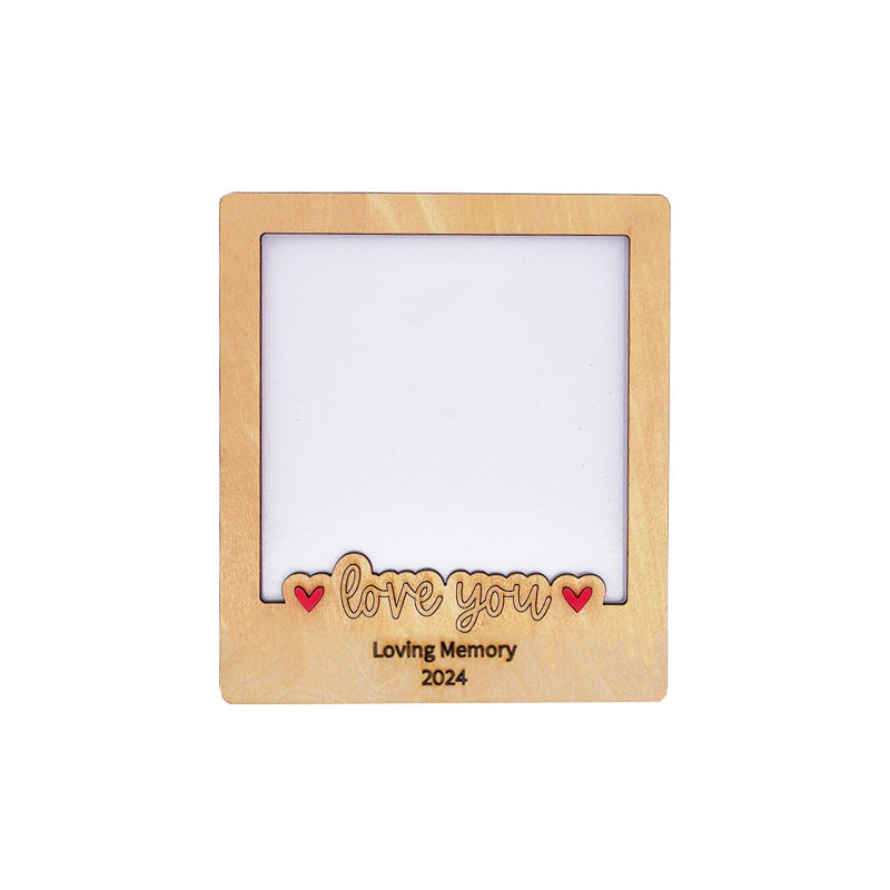 NEW RTS Sublimation Magnetic MDF Photo Frame Blank Gift for Father's Day Free Shipping (25pcs/50pcs)