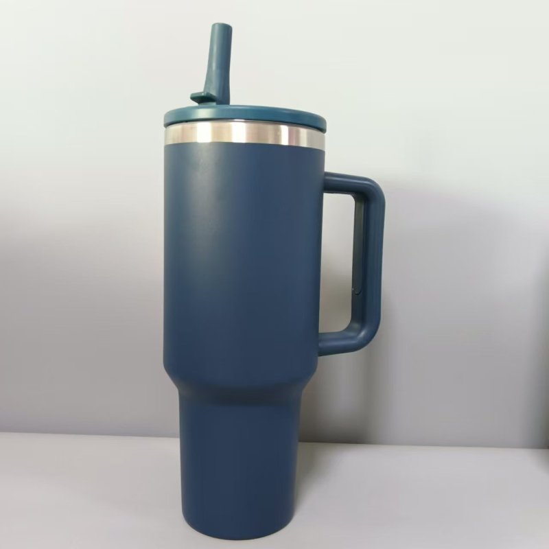 China RTS 40oz Leak-prrof Lid Powder Coated Tumblers Travel Mugs Free Shipping (20PCS/40PCS/50PCS)