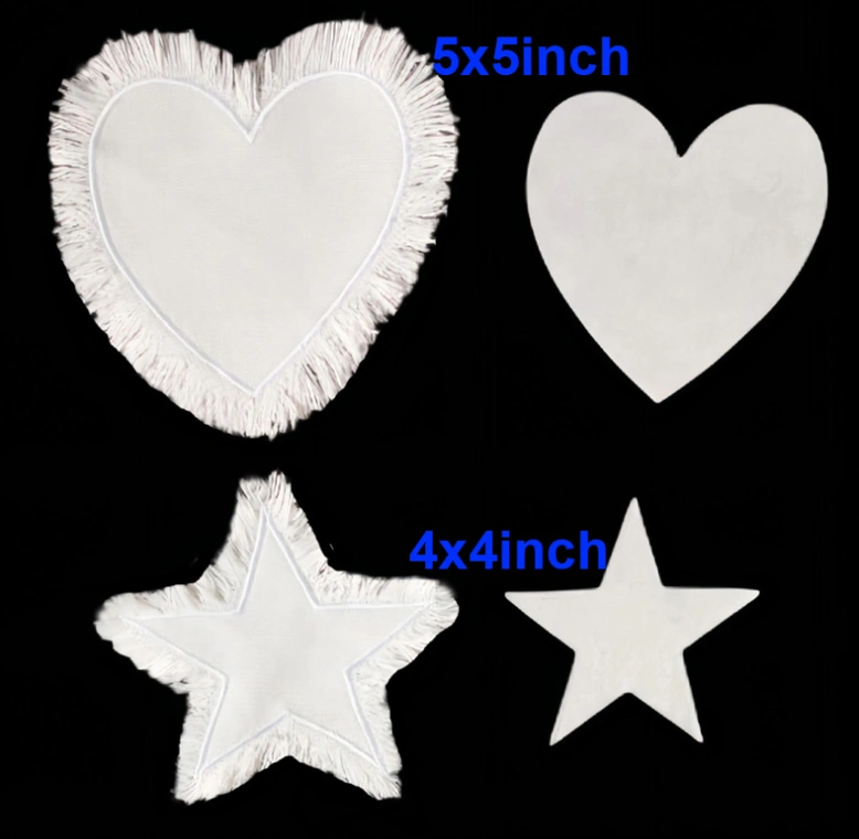 RTS Patch blank Embroidery  for Cloth/Hat（100pcs/200pcs）