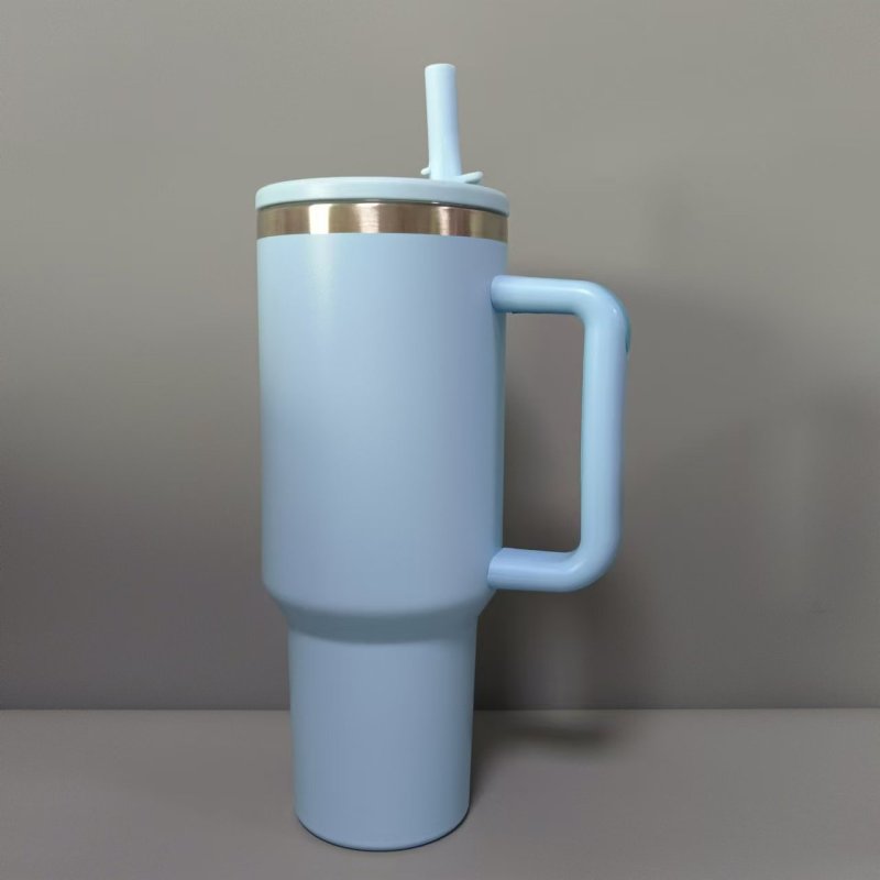 China RTS 40oz Flip Sip Lid Powder Coated Tumblers Travel Mugs Free Shipping (20PCS/40PCS/50PCS)
