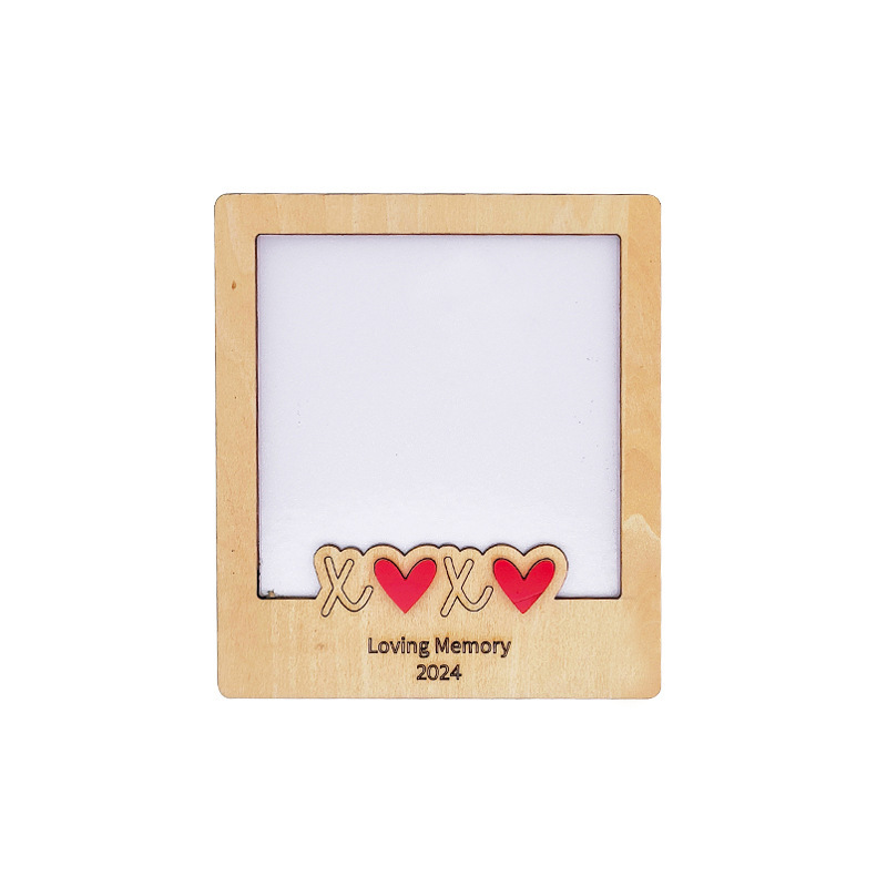 NEW RTS Sublimation Magnetic MDF Photo Frame Blank Gift for Father's Day Free Shipping (25pcs/50pcs)