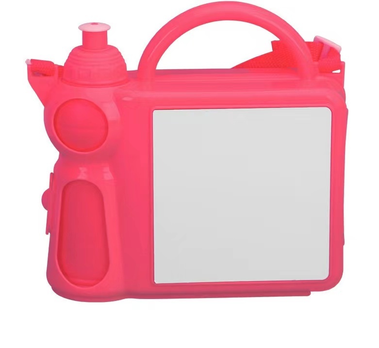 NEW RTS 2 in 1 Sublimation Portable Cutlery/Lunch Box with Kettle Free Shipping (10pcs/20pcs)