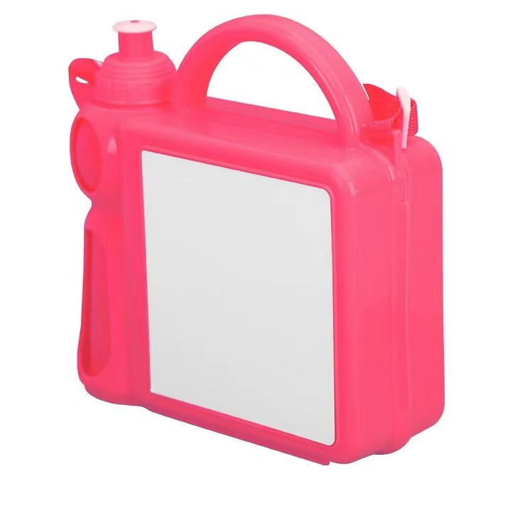 NEW RTS 2 in 1 Sublimation Portable Cutlery/Lunch Box with Kettle Free Shipping (10pcs/20pcs)