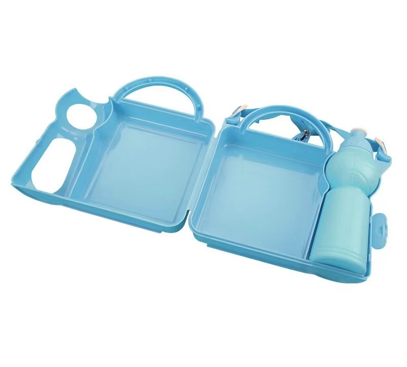 NEW RTS 2 in 1 Sublimation Portable Cutlery/Lunch Box with Kettle Free Shipping (10pcs/20pcs)