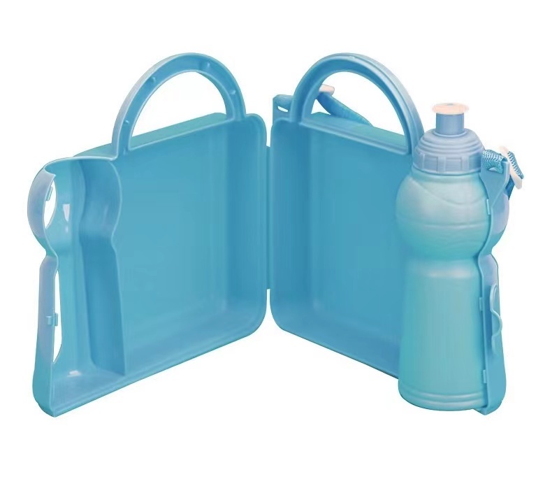 NEW RTS 2 in 1 Sublimation Portable Cutlery/Lunch Box with Kettle Free Shipping (10pcs/20pcs)