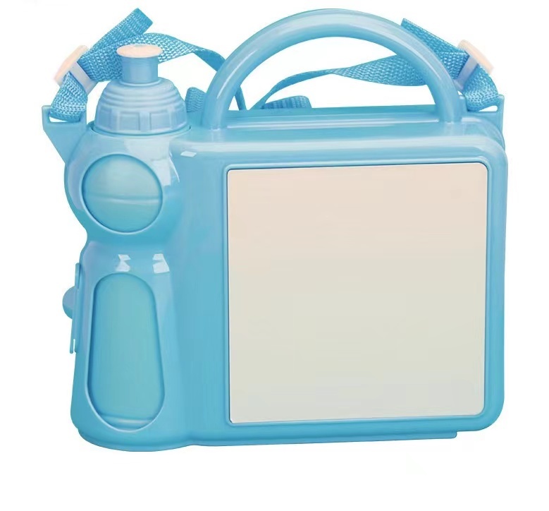 NEW RTS 2 in 1 Sublimation Portable Cutlery/Lunch Box with Kettle Free Shipping (10pcs/20pcs)