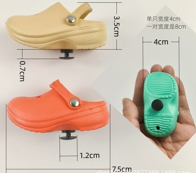 NEW RTS Shoe Charm Shoe Decoration for Holes 2.9inch Free Shipping (50pcs/200pcs)