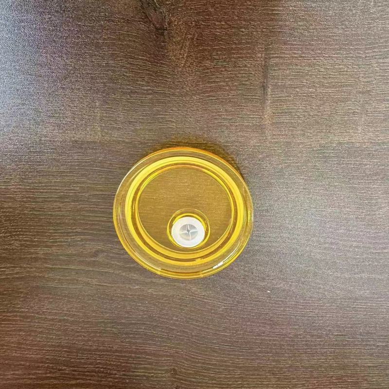 RTS Transparent Colored Lid/Tops fit 16oz & 20oz Glass Can Free Shipping (50pcs/100pcs))