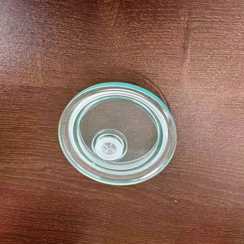 RTS Transparent Colored Lid/Tops fit 16oz & 20oz Glass Can Free Shipping (50pcs/100pcs))