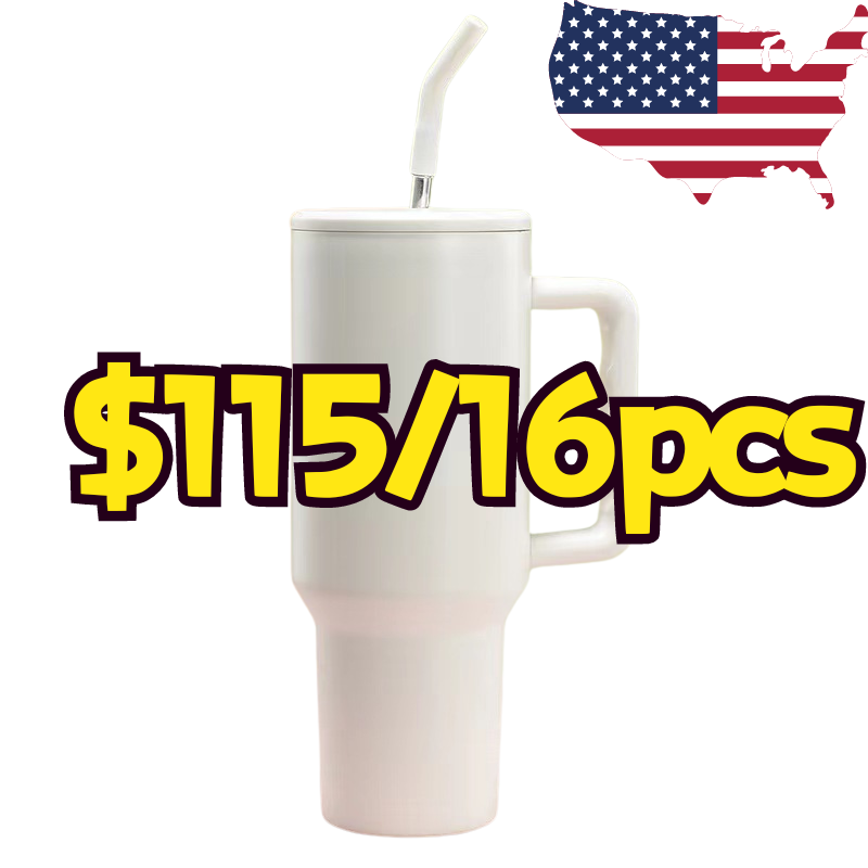 NEW US RTS 40oz 3.0 Sublimation Blank Mug Free Shipping (16PCS)