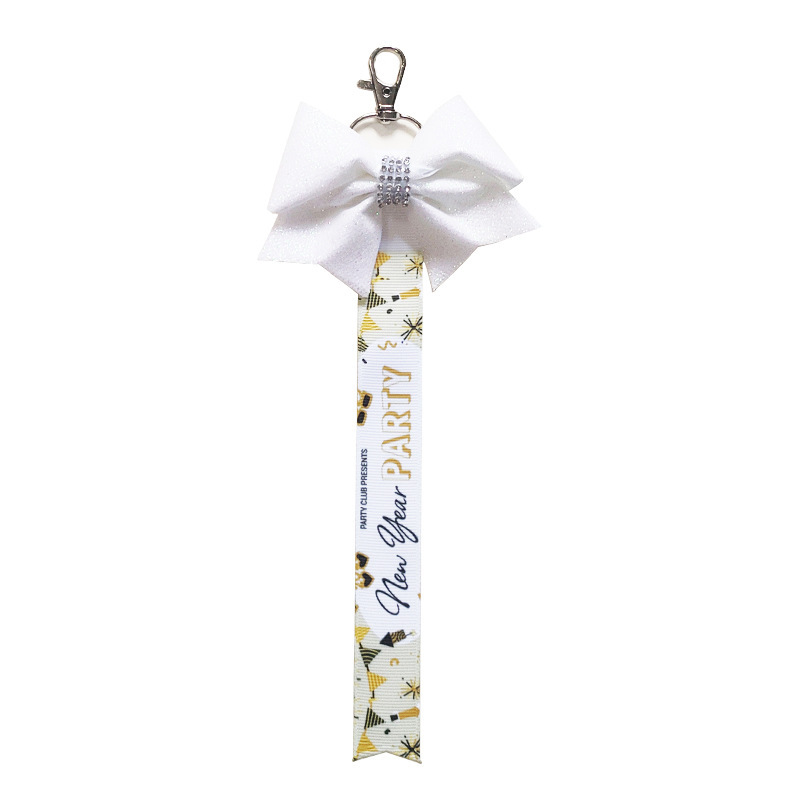 NEW RTS Sublimation Blank Bow Shape Keychain Free Shipping (50pcs/100pcs)