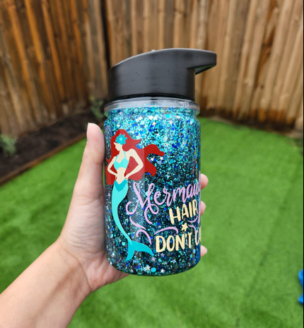 China RTS 10oz Double Walled Plastic Kids Cups Free Shipping (with hole and plugs) (25PCS)