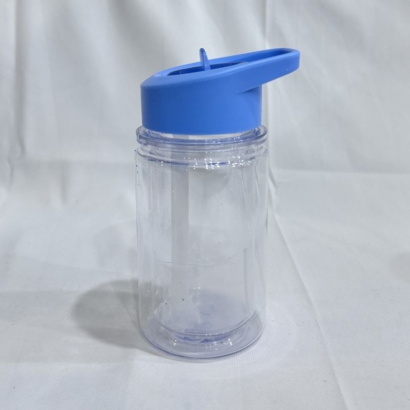 China RTS 10oz Double Walled Plastic Kids Cups Free Shipping (with hole and plugs) (25PCS)