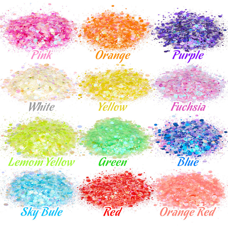 China RTS Glow in Dark Chuky Glitter for Halloween Free Shipping (25PCS/50PCS)