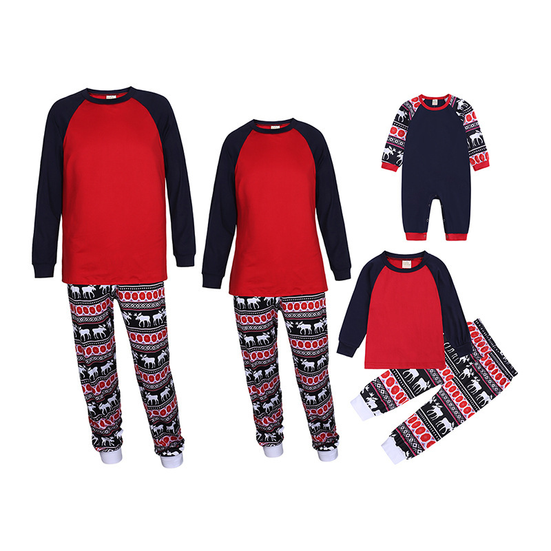 RTS Sublimation Blank Family Family Hot Sale Polyester Pajamas Set Free Shipping  (10sets/20sets)