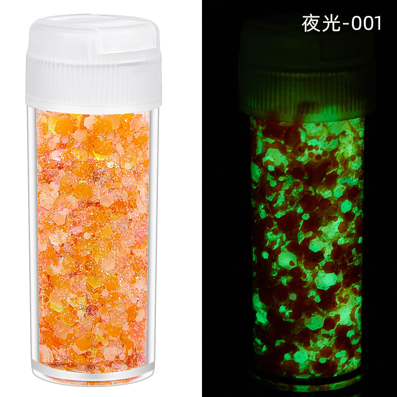 China RTS Glow in Dark Chuky Glitter for Halloween Free Shipping (25PCS/50PCS)