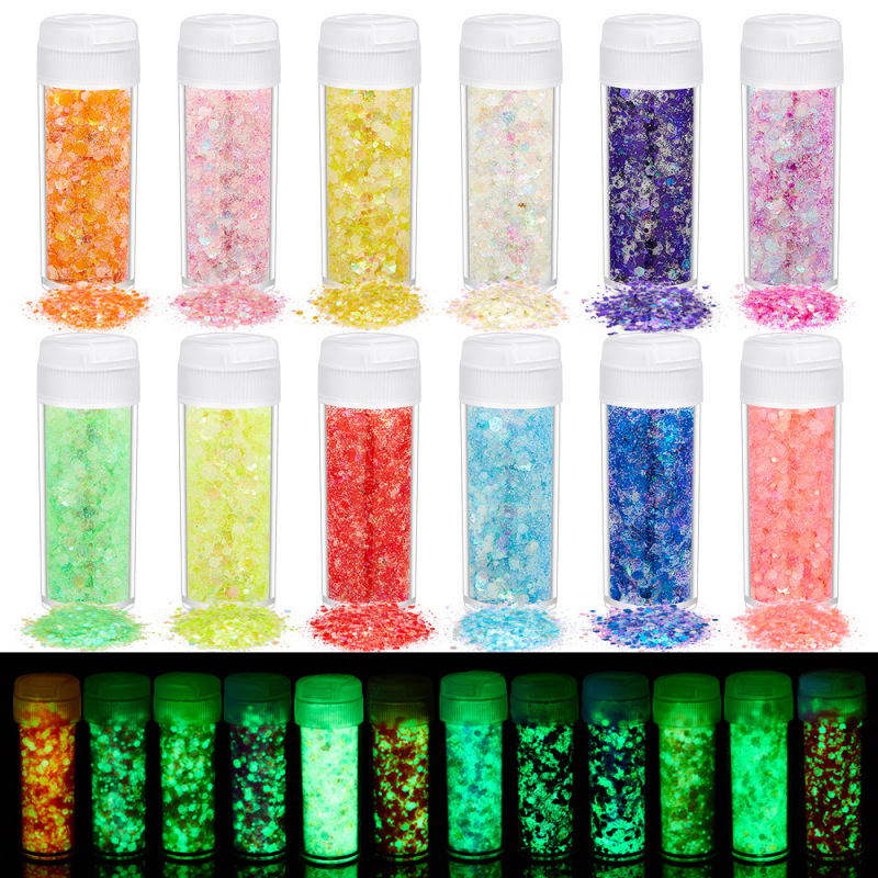 China RTS Glow in Dark Chuky Glitter for Halloween Free Shipping (25PCS/50PCS)