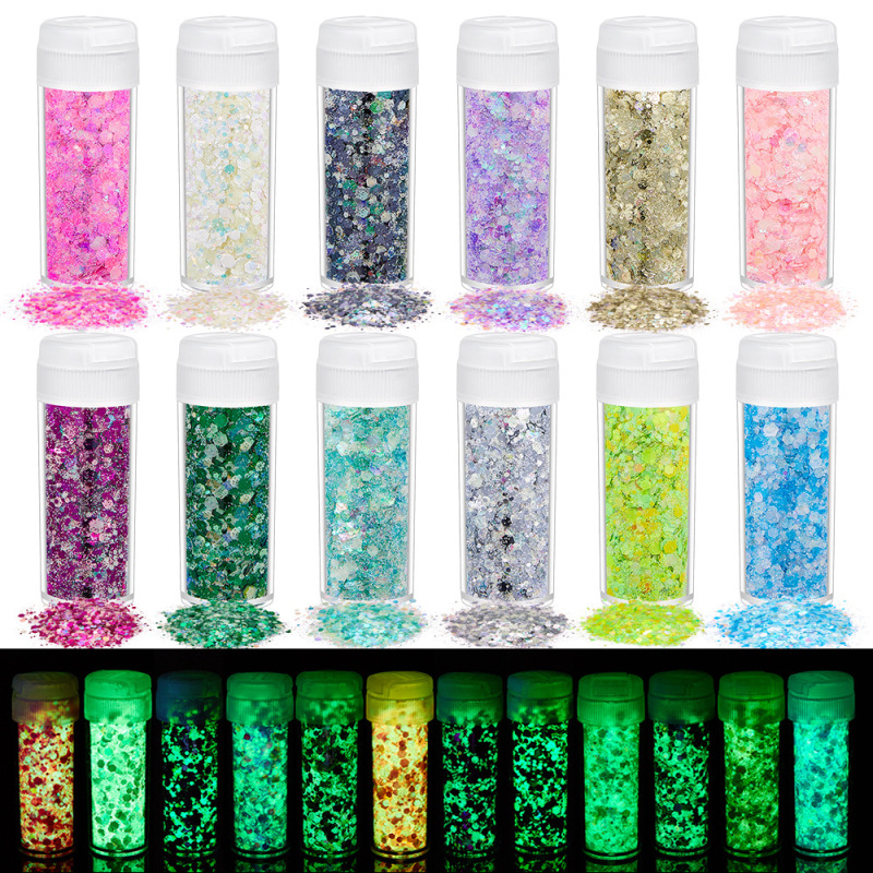 China RTS Glow in Dark Chuky Glitter for Halloween Free Shipping (25PCS/50PCS)