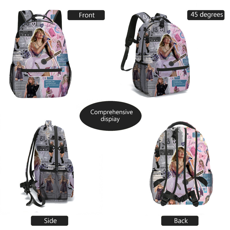 RTS 16inch Schoolbag Backpack Bag Free Shipping  (5pcs/10pcs)