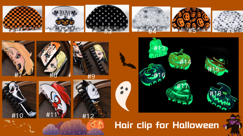 NEW RTS  Halloween Hair Clip Gift Decoratoon Free Shipping (25pcs/50pcs)