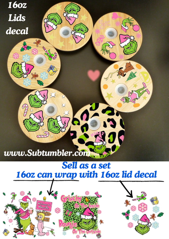 RTS UV DTF Cup Wrap Transfer for 16oz Glass Can 9.5*4.3inch Free Shipping (50pcs/100pcs/200pcs/500pcs)
