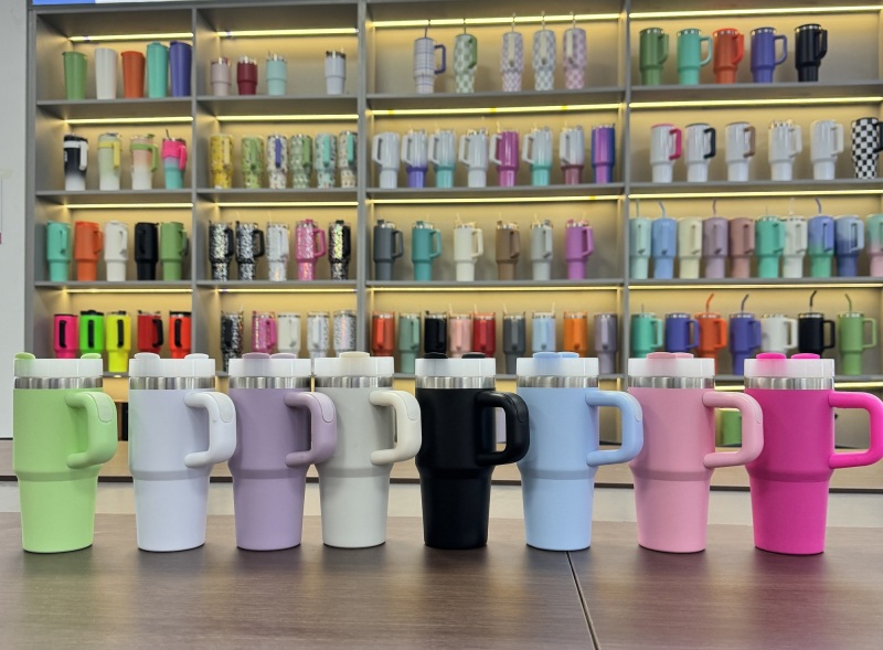 NEW China RTS Stainless Steel 14oz Mini Colored Tumblers Non-sublimation for Kids Free Shipping (25PCS/50PCS)