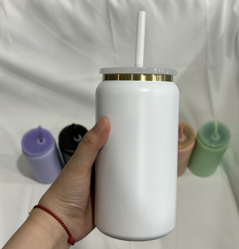 China RTS 16oz Powder Coated Copper Plated Can Stainless Steel Free Shipping (25PCS)