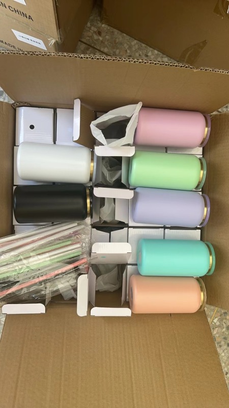 China RTS 16oz Powder Coated Copper Plated Can Stainless Steel Free Shipping (25PCS)