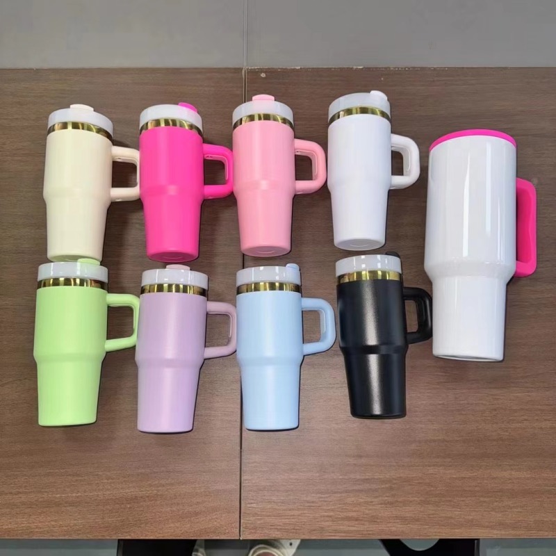 NEW China RTS Stainless Steel Gold Plated 14oz Mini Tumblers Non-sublimation for Kids Free Shipping (25PCS/50PCS)