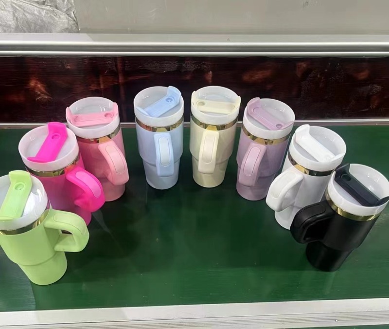 NEW China RTS Stainless Steel Gold Plated 14oz Mini Tumblers Non-sublimation for Kids Free Shipping (25PCS/50PCS)