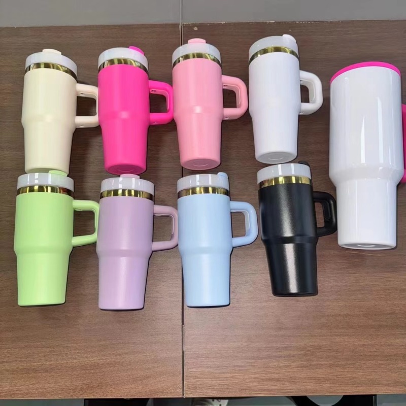 NEW China RTS Stainless Steel Gold Plated 14oz Mini Tumblers Non-sublimation for Kids Free Shipping (25PCS/50PCS)