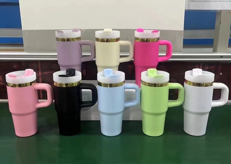 NEW China RTS Stainless Steel Gold Plated 14oz Mini Tumblers Non-sublimation for Kids Free Shipping (25PCS/50PCS)