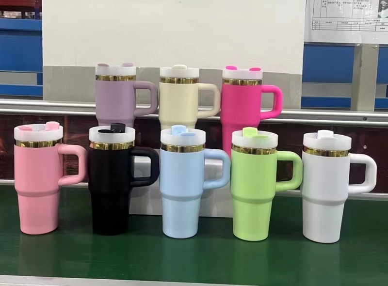 NEW China RTS Stainless Steel Gold Plated 14oz Mini Tumblers Non-sublimation for Kids Free Shipping (25PCS/50PCS)