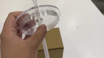 China RTS 16oz & 24oz Double Walled Snowglobe Acrylic Plastic Cups Free Shipping (with hole and plugs) (40PCS)
