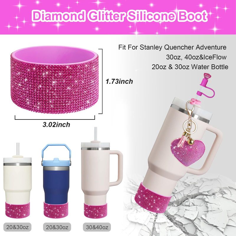 NEW RTS  40oz Tumblers' Accessories Decoration Straw Topper String Boot Free Shipping (10set)