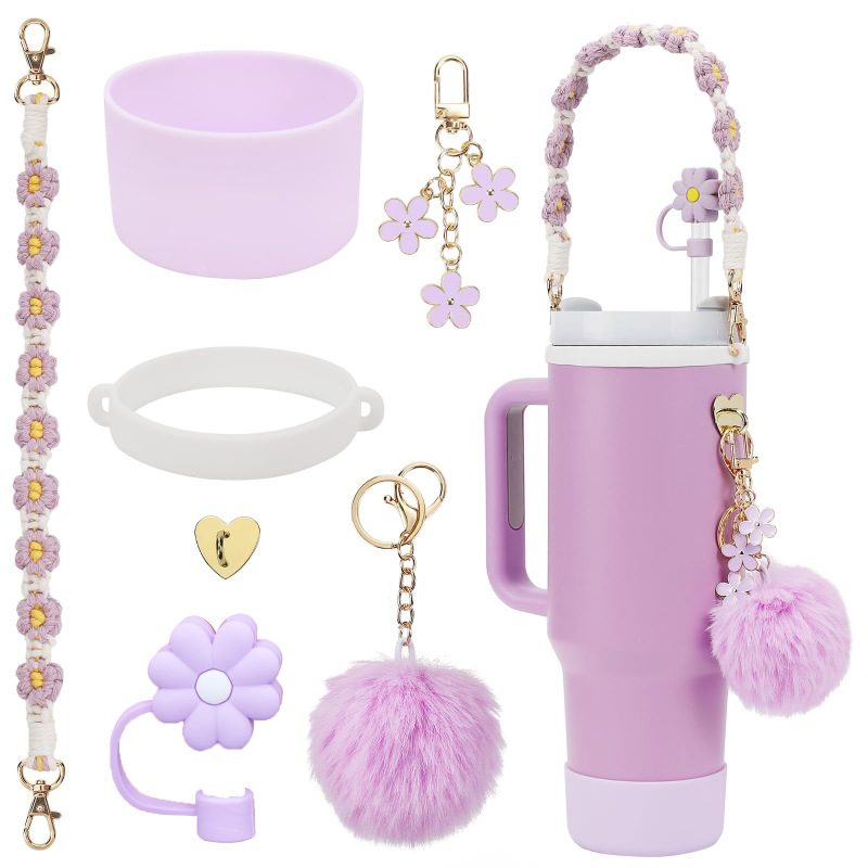 NEW RTS  40oz Tumblers' Accessories Decoration Straw Topper String Boot Free Shipping (10set)
